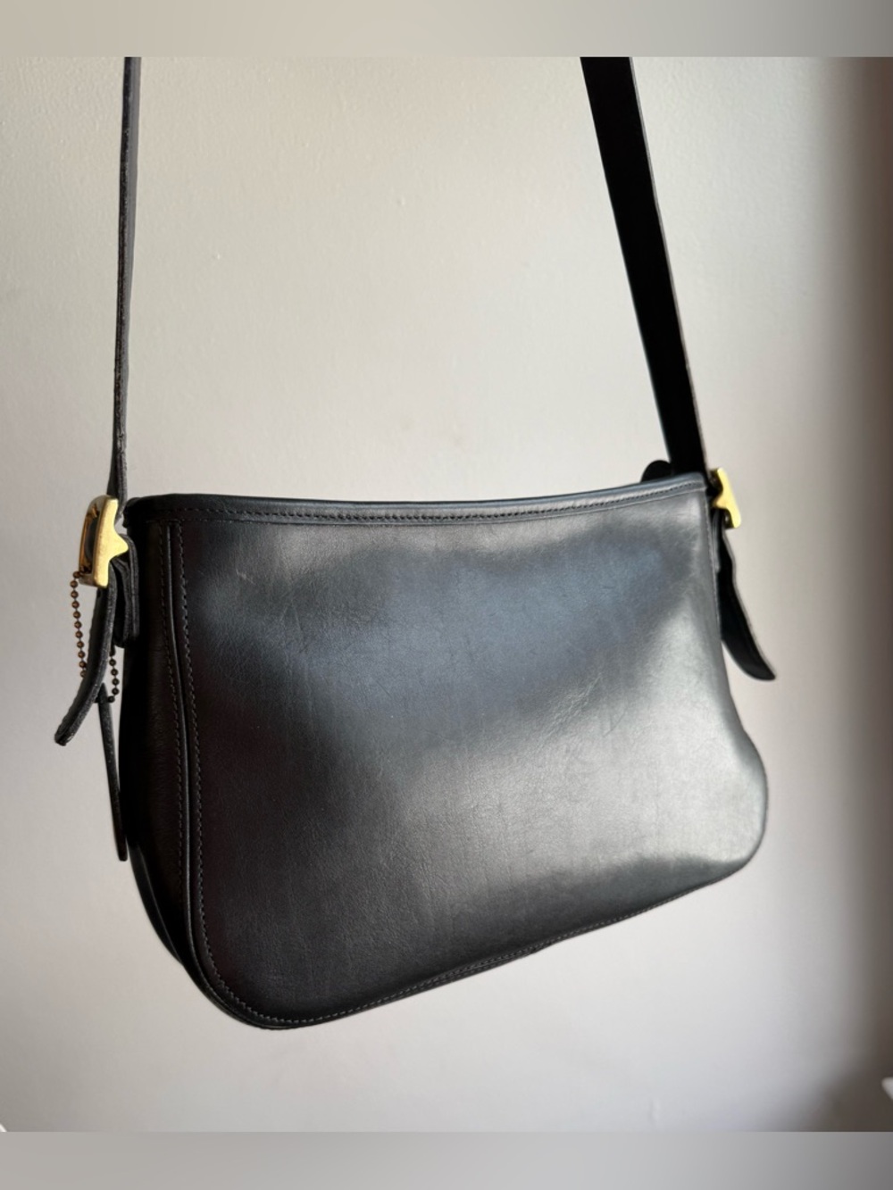 Coach Chelsea Zip Shoulder Bag Style 6000 Black USA - Picture 7 of 12